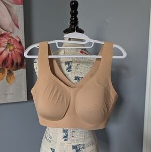 Honeylove SoftForm Seamless Wireless Bra in Tan 40C/D